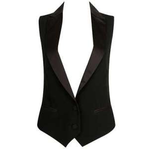A tuxedo vest for the girls